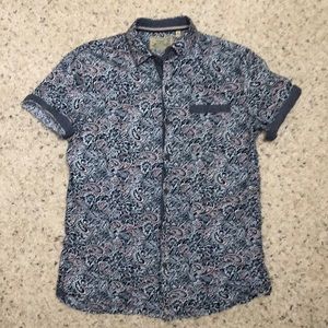 Jeremiah, Small, Blue, Red, White